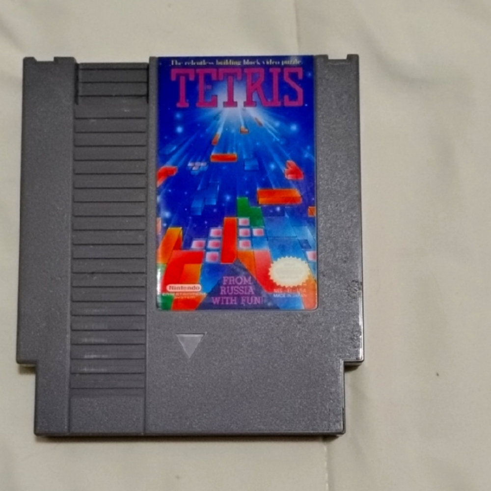 Nintendo Gray NES Tetris Cartridge